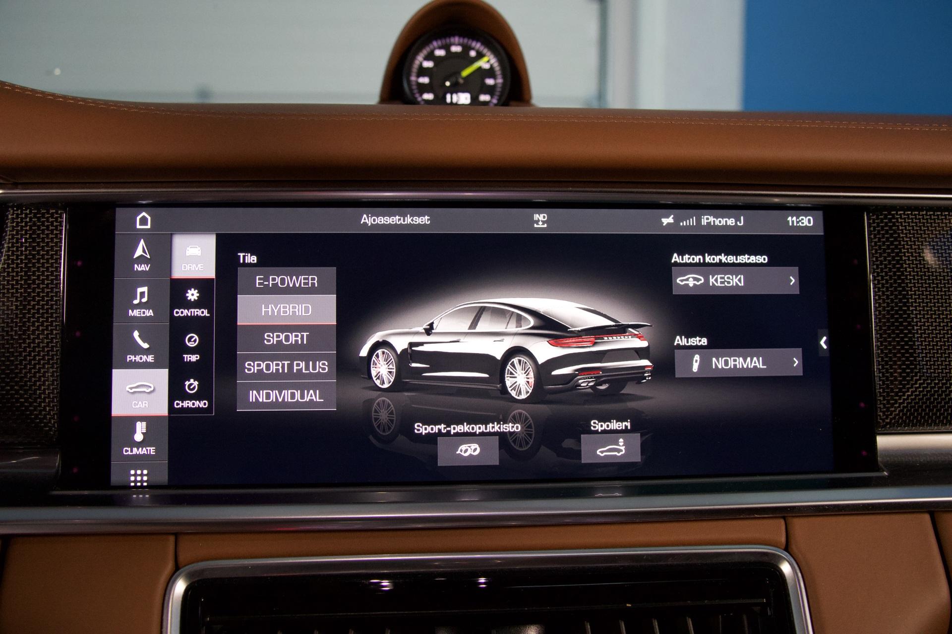 Porsche Panamera Turbo S E-Hybrid Executive / Burmester / Nelipyöräohjaus / Takanäytöt / Hieronta / PDLS+ - Autonova