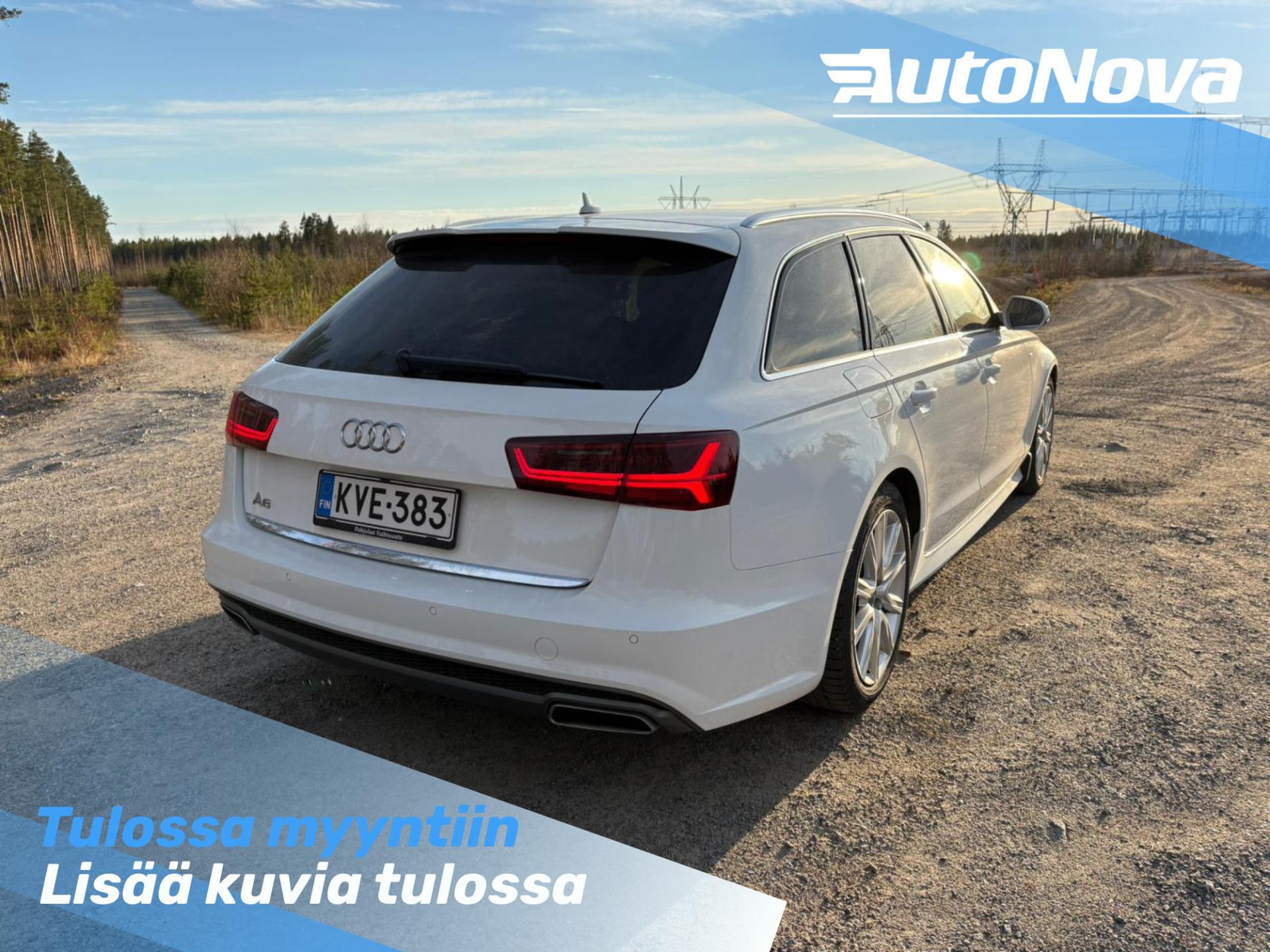 Audi A6 Avant Business 2,0 TDI 140 kW / S-Line / Koukku / Ratinlämmitin / Sportpenkit / Alcantara - Autonova