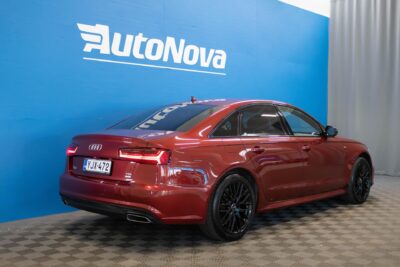Audi A6 Sedan S line Business Sport 2,0 TDI 110 kW / Webasto / Nappanahka / LED / Vetokoukku / Urheiluistuimet / Kamera - Autonova