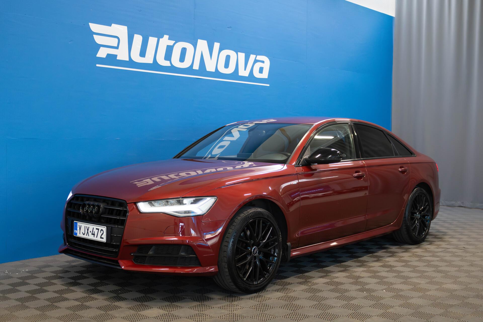 Audi A6 Sedan S line Business Sport 2,0 TDI 110 kW / Webasto / Nappanahka / LED / Vetokoukku / Urheiluistuimet / Kamera - Autonova