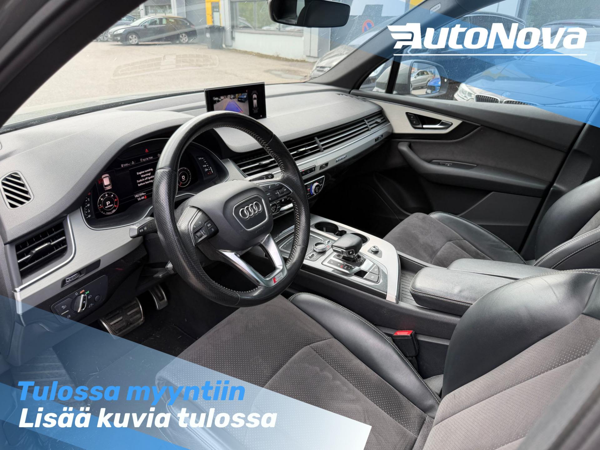 Audi Q7 Business 3,0 V6 TDI 200 kW quattro tiptronic / S-Line Webasto / Digimittaristo / Koukku / Keyless Go / LED / Kamera - Autonova