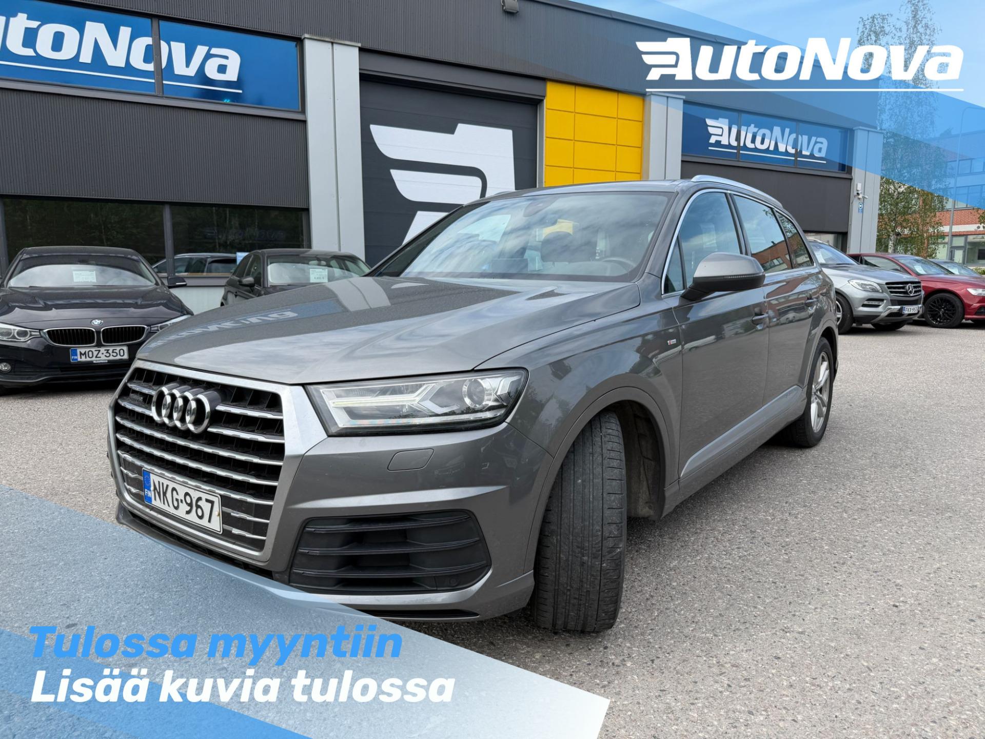 Audi Q7 Business 3,0 V6 TDI 200 kW quattro tiptronic / S-Line Webasto / Digimittaristo / Koukku / Keyless Go / LED / Kamera - Autonova