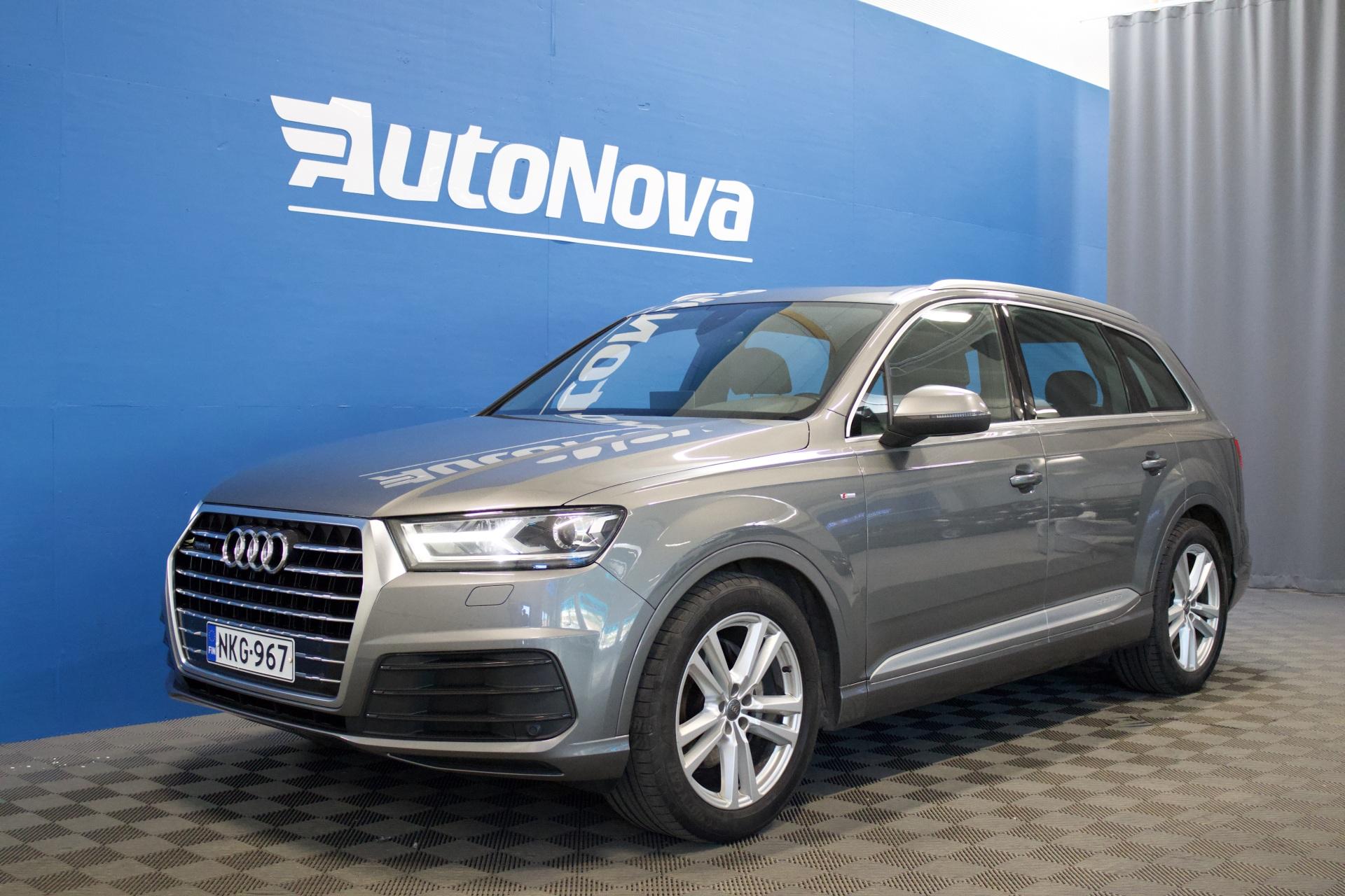 Audi Q7 Business 3,0 V6 TDI 200 kW quattro tiptronic / S-Line Webasto / Digimittaristo / Koukku / Keyless Go / LED / Kamera - Autonova