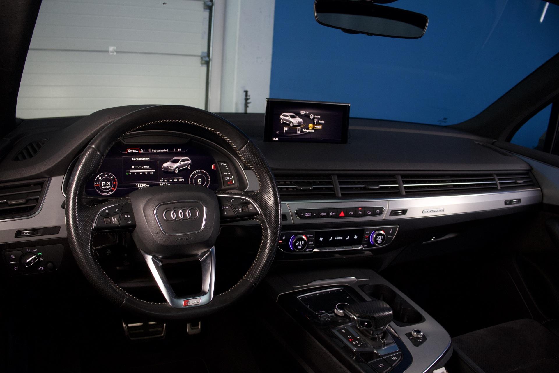 Audi Q7 Business 3,0 V6 TDI 200 kW quattro tiptronic / S-Line Webasto / Digimittaristo / Koukku / Keyless Go / LED / Kamera - Autonova