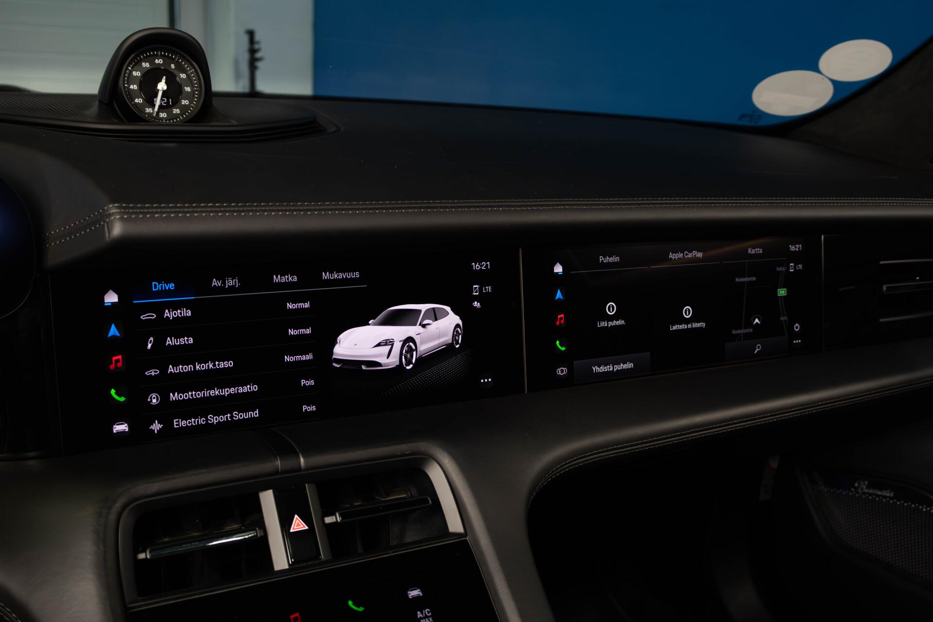 Porsche Taycan Taycan GTS Sport Turismo / Burmester / Innodrive / Lasikatto / Matkustajan näyttö / Sport Chrono / Nelipyöräohjaus - Autonova