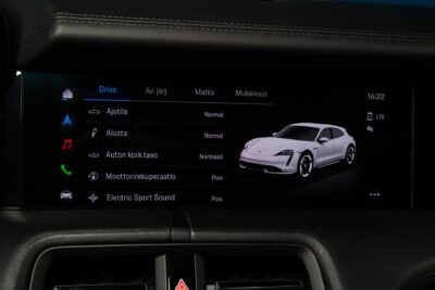 Porsche Taycan Taycan GTS Sport Turismo / Burmester / Innodrive / Lasikatto / Matkustajan näyttö / Sport Chrono / Nelipyöräohjaus - Autonova