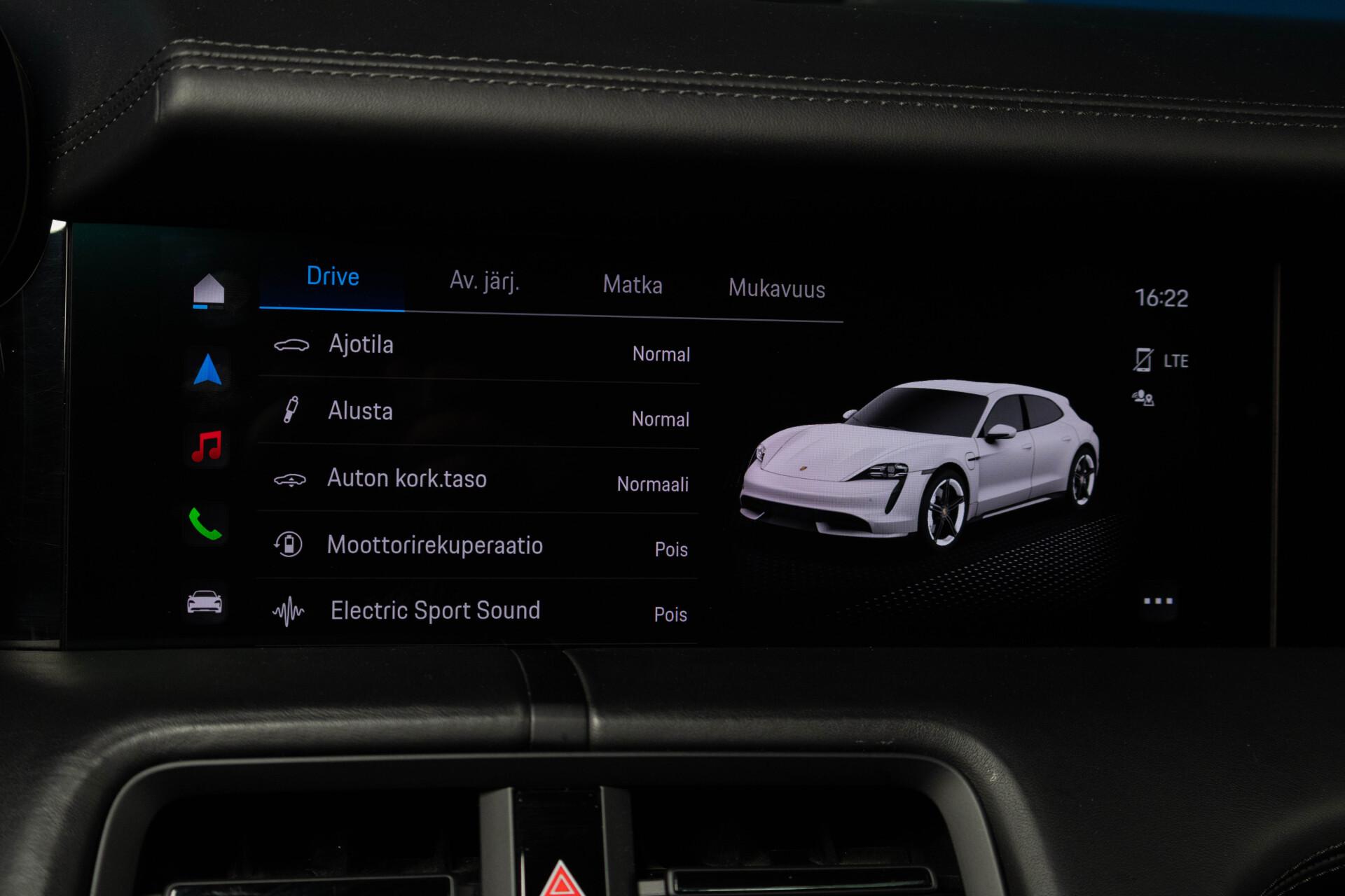 Porsche Taycan Taycan GTS Sport Turismo / Burmester / Innodrive / Lasikatto / Matkustajan näyttö / Sport Chrono / Nelipyöräohjaus - Autonova