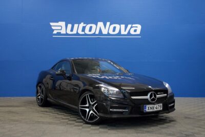 Mercedes-Benz SLK 350 AMG-Line 306hv / AMG 55 Look / Sport putkisto / Airscarf / Nahkaverhoilu / Tutkat / Punaiset vyöt - Autonova