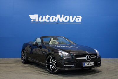 Mercedes-Benz SLK 350 AMG-Line 306hv / AMG 55 Look / Sport putkisto / Airscarf / Nahkaverhoilu / Tutkat / Punaiset vyöt - Autonova