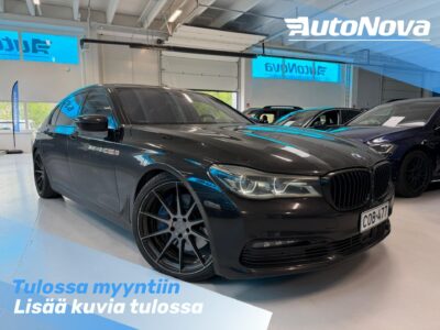 BMW 740 G12 740Le xDrive / Nelipyöräohjaus / Executive Lounge / Hieronta / Laser / HUD / H&K / Takanäytöt / Soft Close / ACC - Autonova