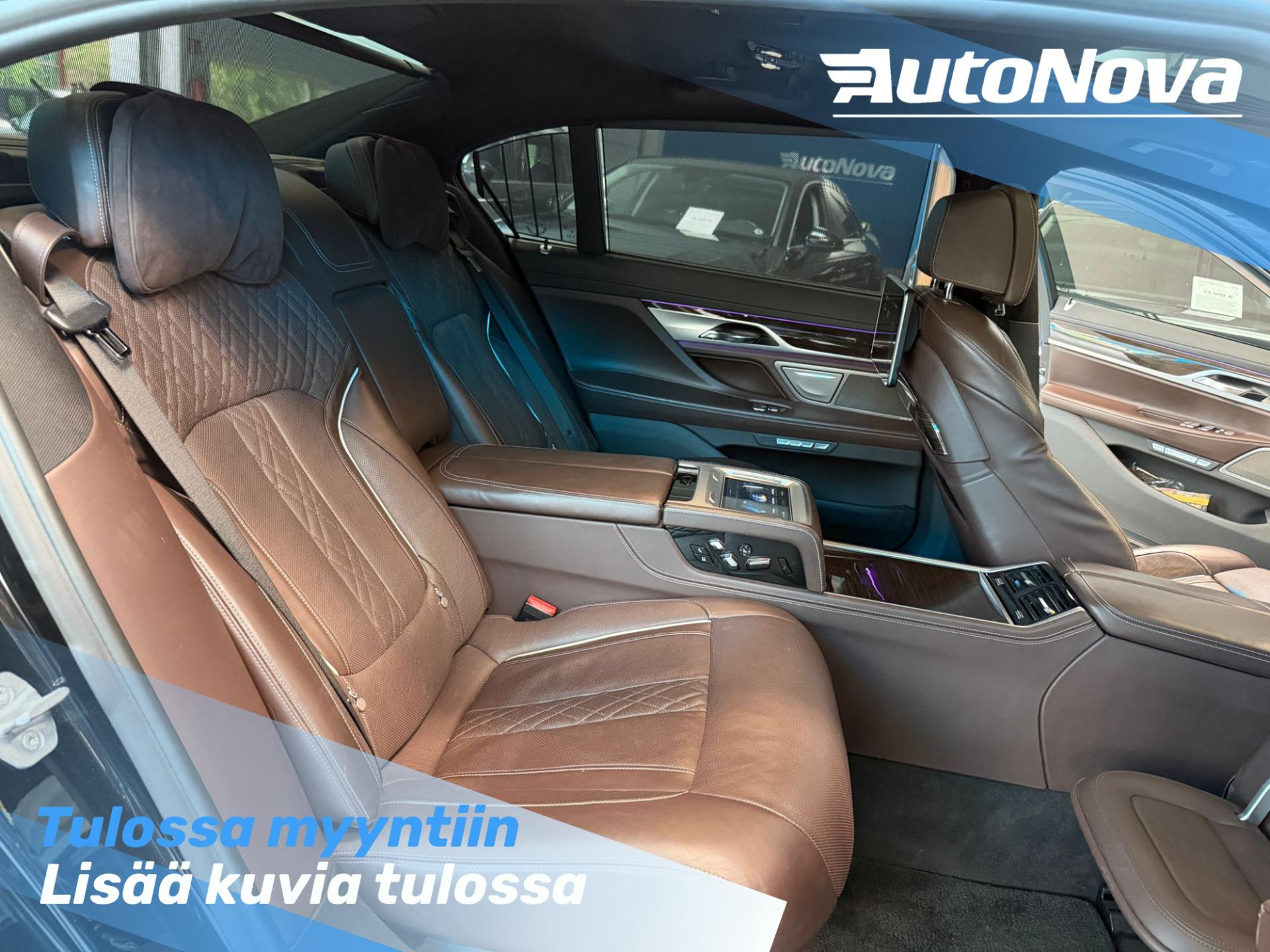 BMW 740 G12 740Le xDrive / Nelipyöräohjaus / Executive Lounge / Hieronta / Laser / HUD / H&K / Takanäytöt / Soft Close / ACC - Autonova