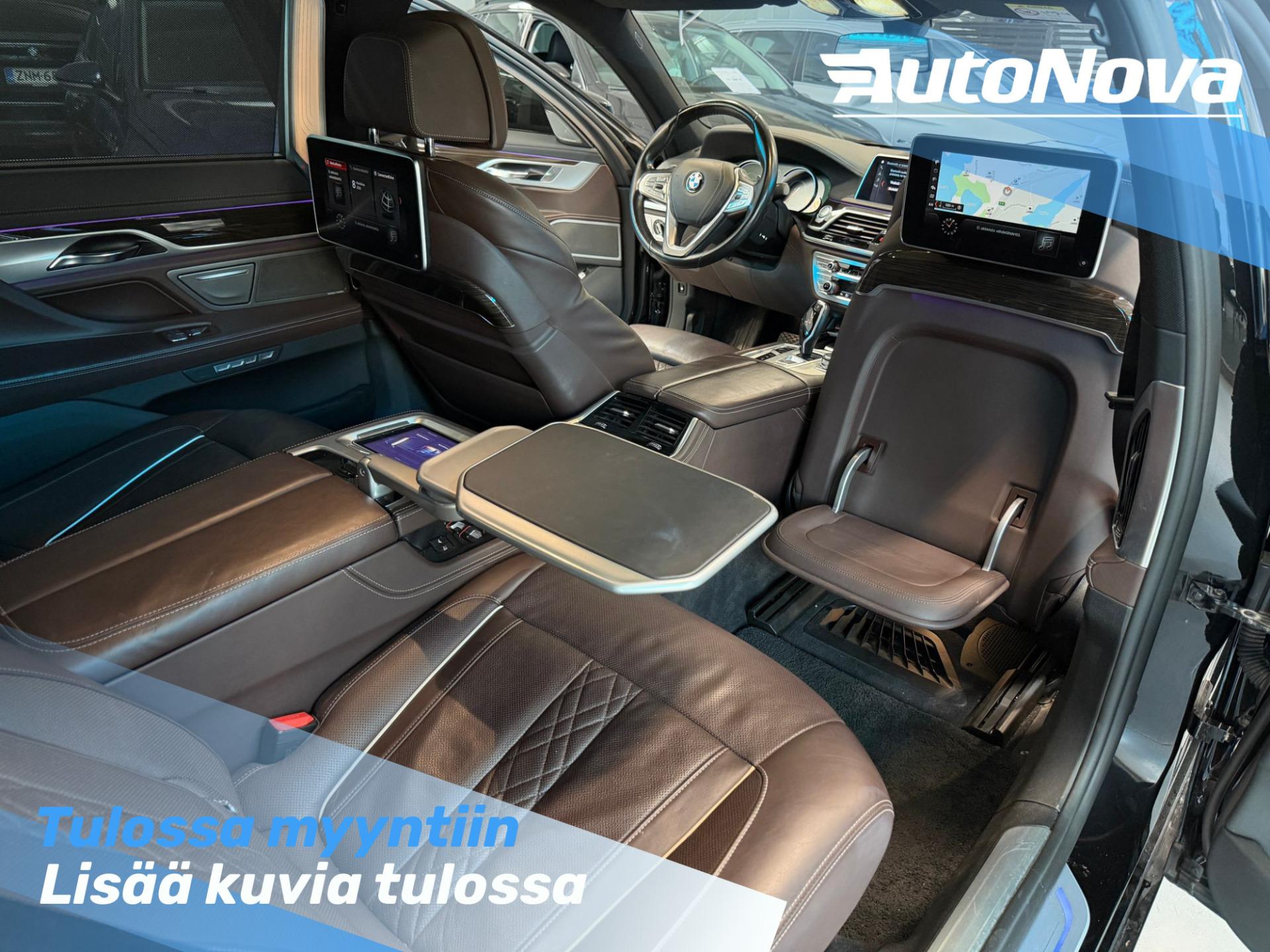 BMW 740 G12 740Le xDrive / Nelipyöräohjaus / Executive Lounge / Hieronta / Laser / HUD / H&K / Takanäytöt / Soft Close / ACC - Autonova