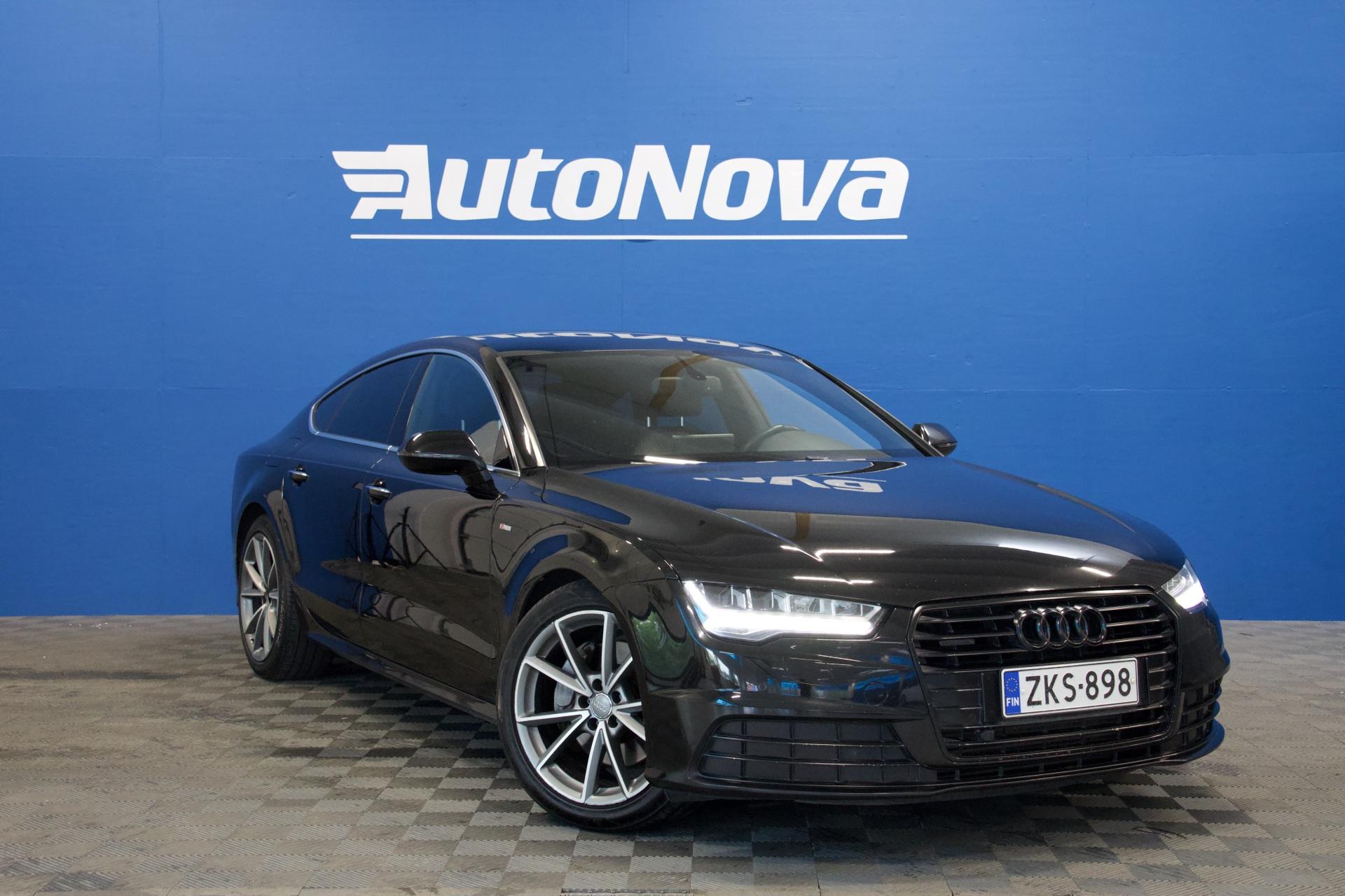 Audi A7 3,0 V6 TDI 200 kW quattro S-Line / BOSE / Webasto / Muistipenkit / Keyless Go / Dyn. LED / Navigointi / Tutkat - Autonova