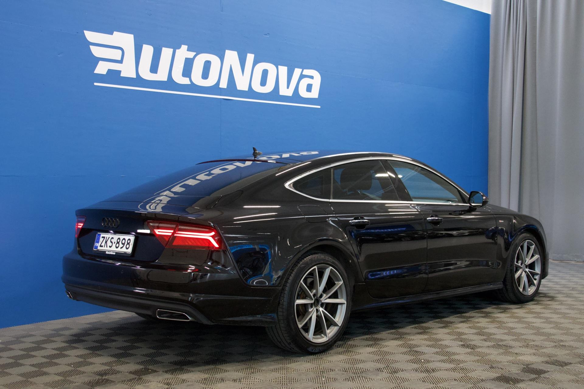Audi A7 3,0 V6 TDI 200 kW quattro S-Line / BOSE / Webasto / Muistipenkit / Keyless Go / Dyn. LED / Navigointi / Tutkat - Autonova