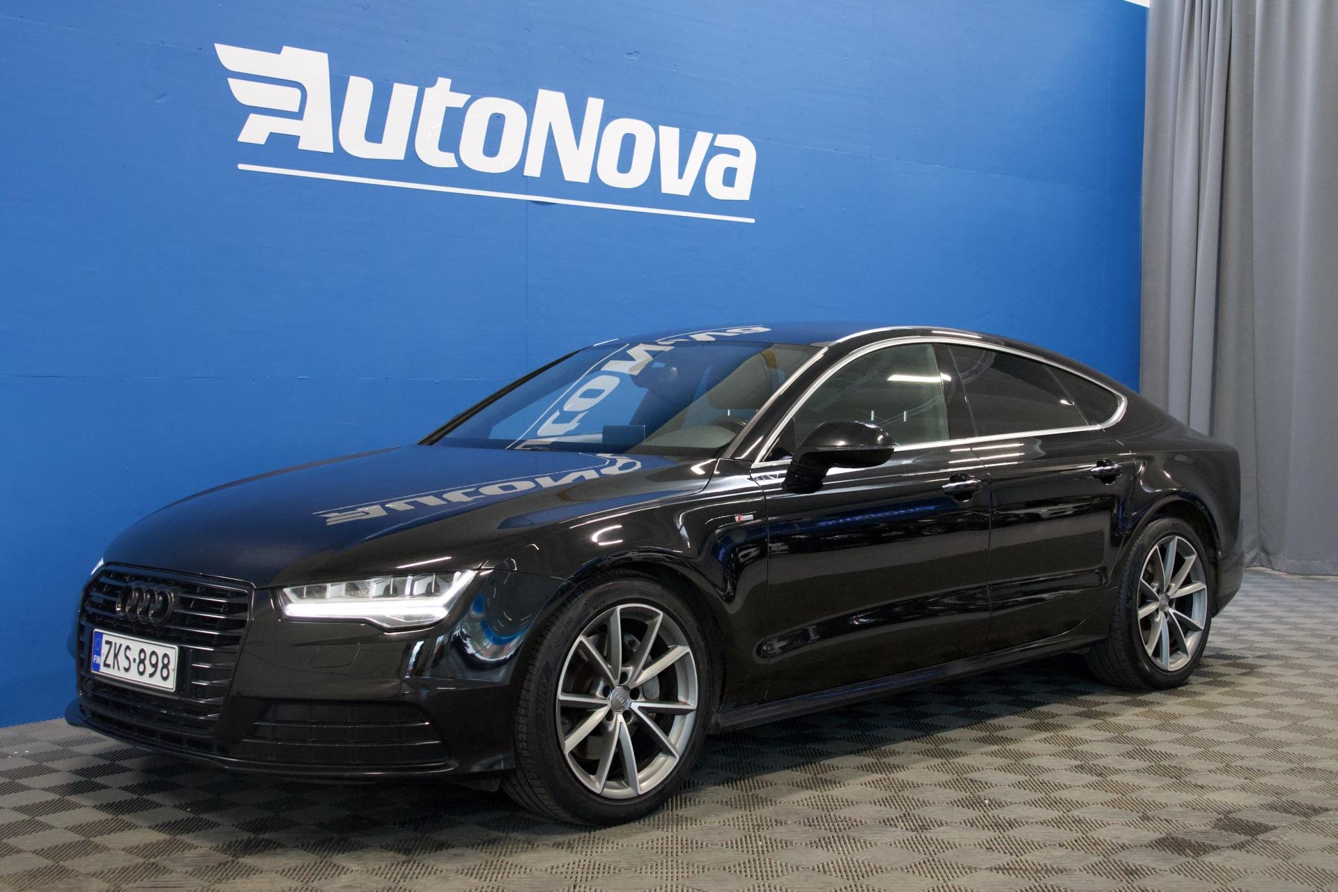 Audi A7 3,0 V6 TDI 200 kW quattro S-Line / BOSE / Webasto / Muistipenkit / Keyless Go / Dyn. LED / Navigointi / Tutkat - Autonova
