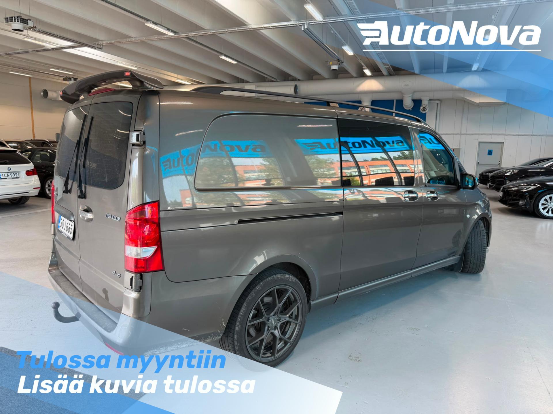 Mercedes-Benz Vito 119CDI 4x4 pitkä A3 / AMG / ALV / Webasto / ILS / Koukku / Nahat / ILS LED / Kamera / Comfort-istuin - Autonova