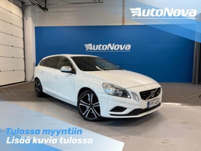 Volvo V60 D4 AWD R-Design Aut. / Vakionopeudensäädin / City Safety / Aktiiviset xenon ajovalot / Tutkat / Osanahkaverhoilu - Autonova