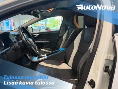 Volvo V60 D4 AWD R-Design Aut. / Vakionopeudensäädin / City Safety / Aktiiviset xenon ajovalot / Tutkat / Osanahkaverhoilu - Autonova
