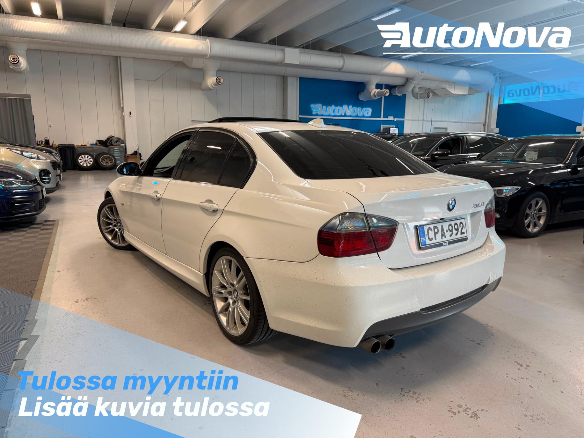 BMW 325 E90 Sedan M-Sport / Webasto / Xenon / Kattoikkuna / Prof. Navi / Sporttipenkit sähköllä / P-kamera - Autonova