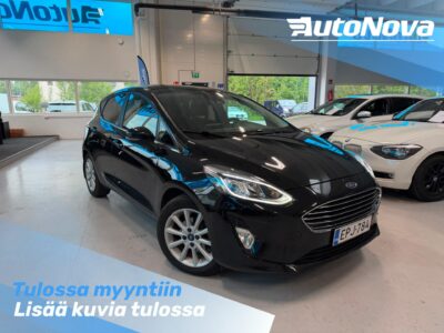 Ford Fiesta 1,0 EcoBoost 100hv M6 Titanium 5-ovinen / Lohko + sisäp / Ratin- ja tuulilasinlämmitin / Vakkari / 2x alut - Autonova