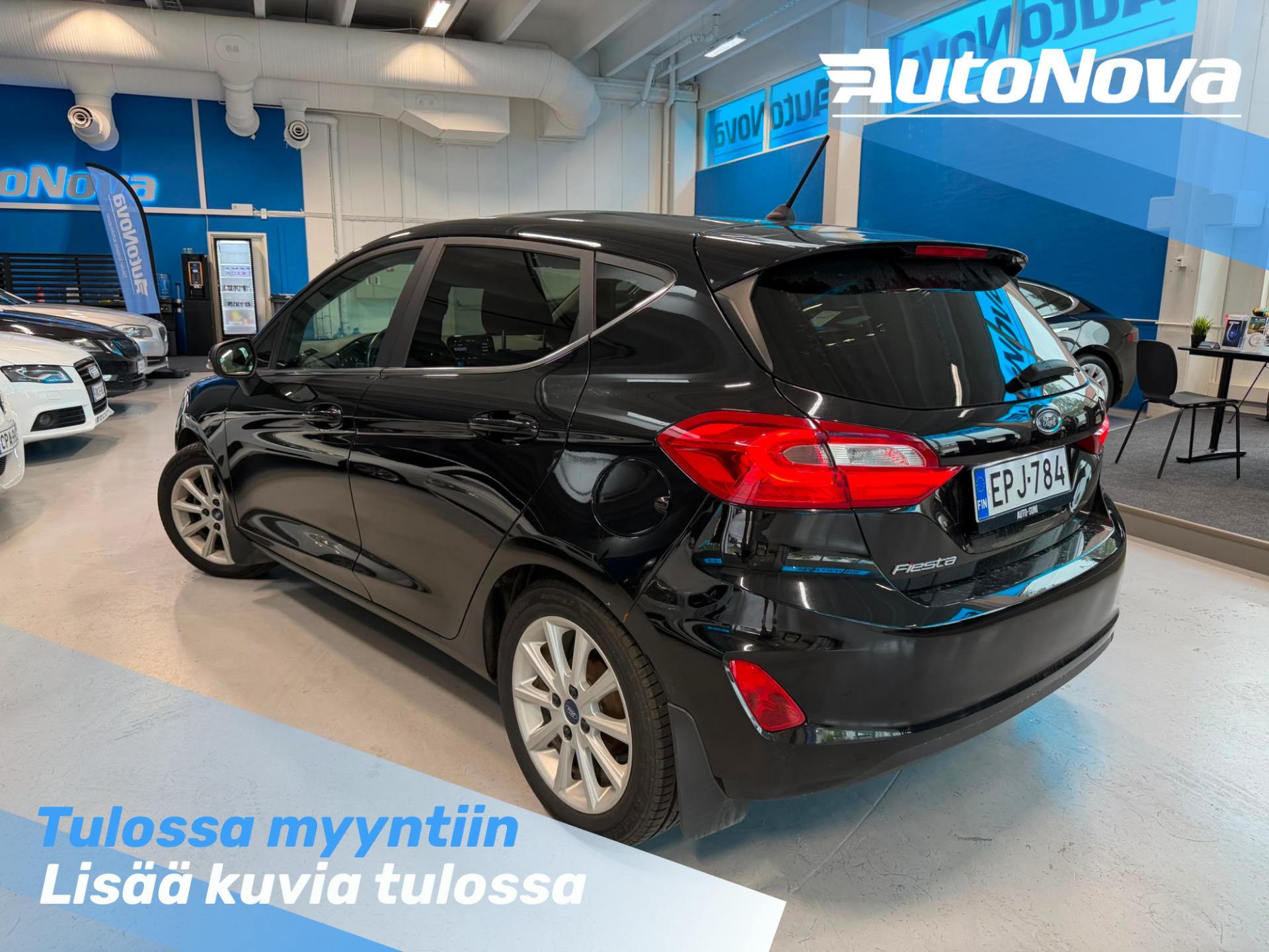 Ford Fiesta 1,0 EcoBoost 100hv M6 Titanium 5-ovinen / Lohko + sisäp / Ratin- ja tuulilasinlämmitin / Vakkari / 2x alut - Autonova
