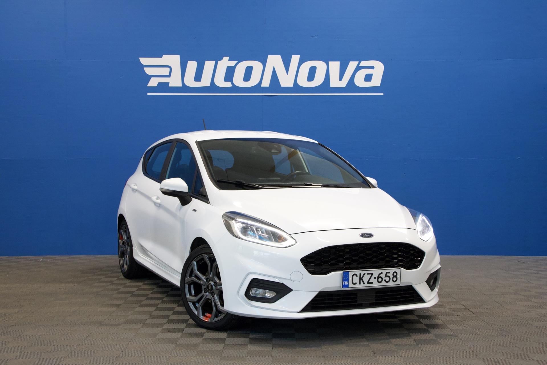 Ford Fiesta 1,0 EcoBoost 100hv M6 ST-Line / LED / Vakkari / Kaistavahti / Urheilusituimet / Suomi-Auto / Ratinlämmitin - Autonova