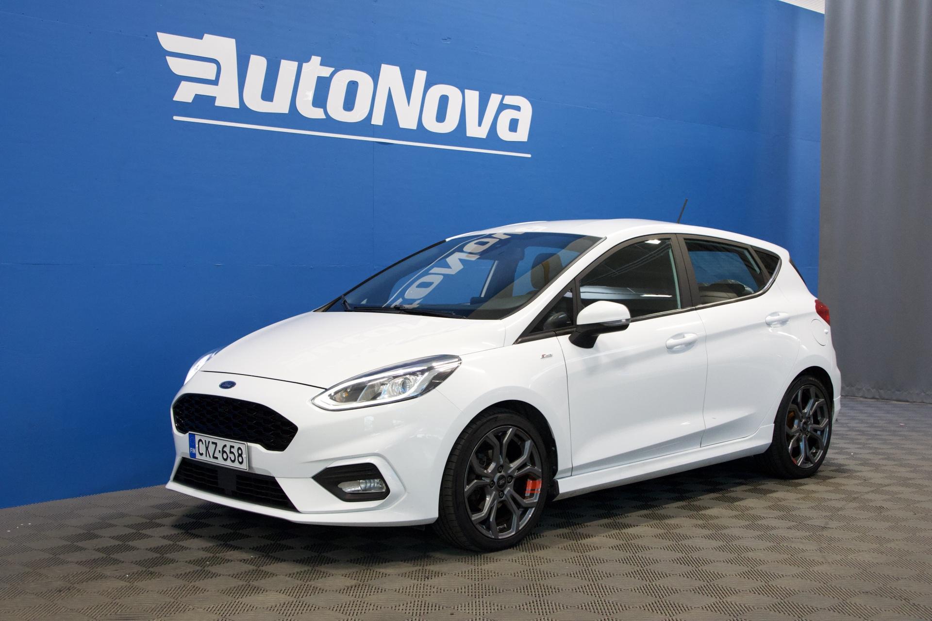 Ford Fiesta 1,0 EcoBoost 100hv M6 ST-Line / LED / Vakkari / Kaistavahti / Urheilusituimet / Suomi-Auto / Ratinlämmitin - Autonova