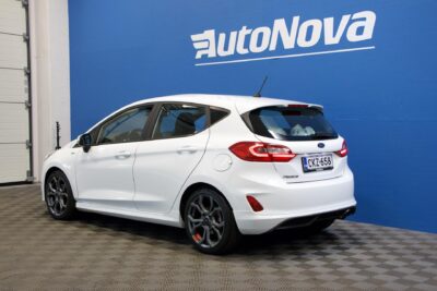 Ford Fiesta 1,0 EcoBoost 100hv M6 ST-Line / LED / Vakkari / Kaistavahti / Urheilusituimet / Suomi-Auto / Ratinlämmitin - Autonova