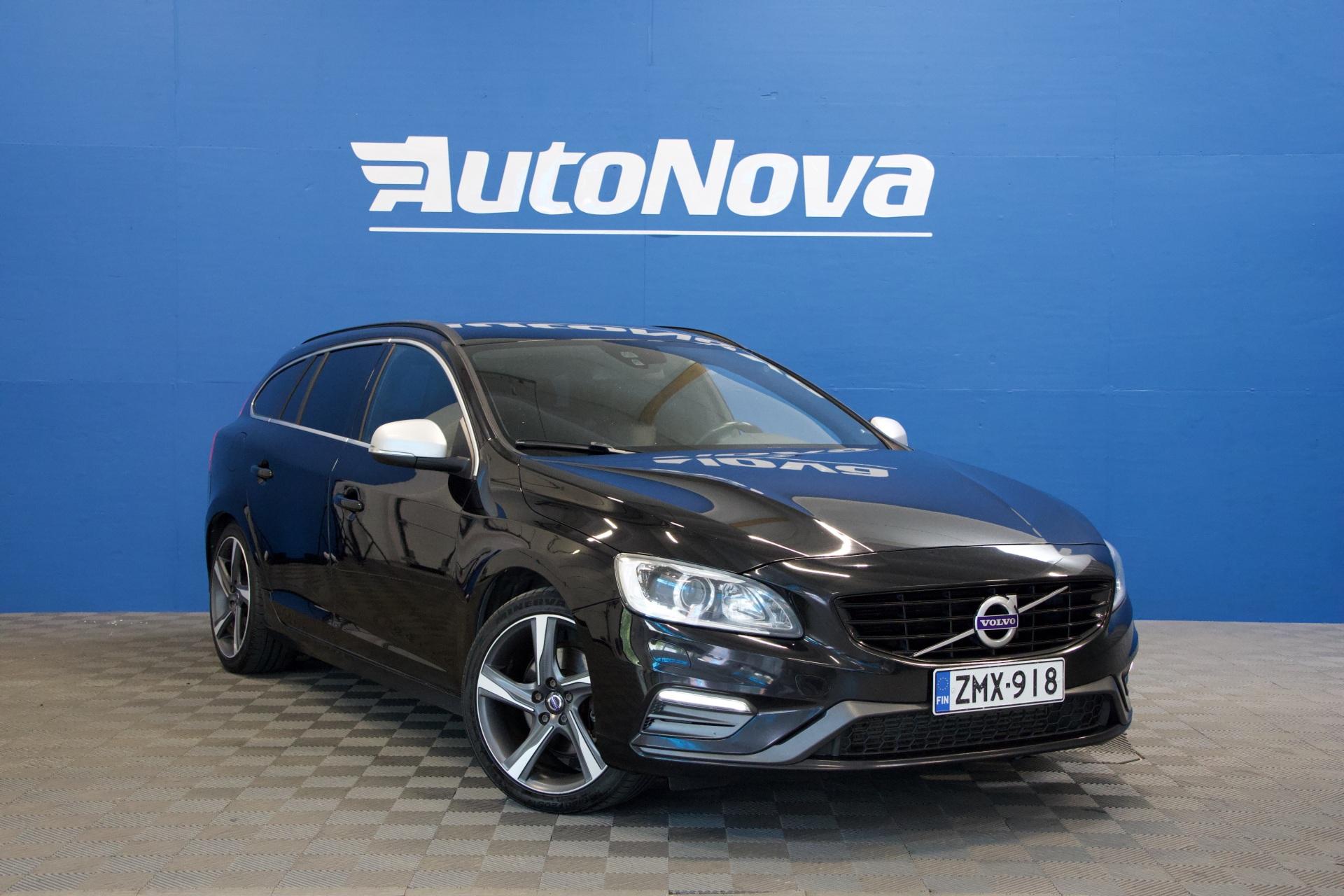 Volvo V60 T3 R-Design / Webasto / Osanahat / City Safety / Digimittaristo / Xenon - Autonova