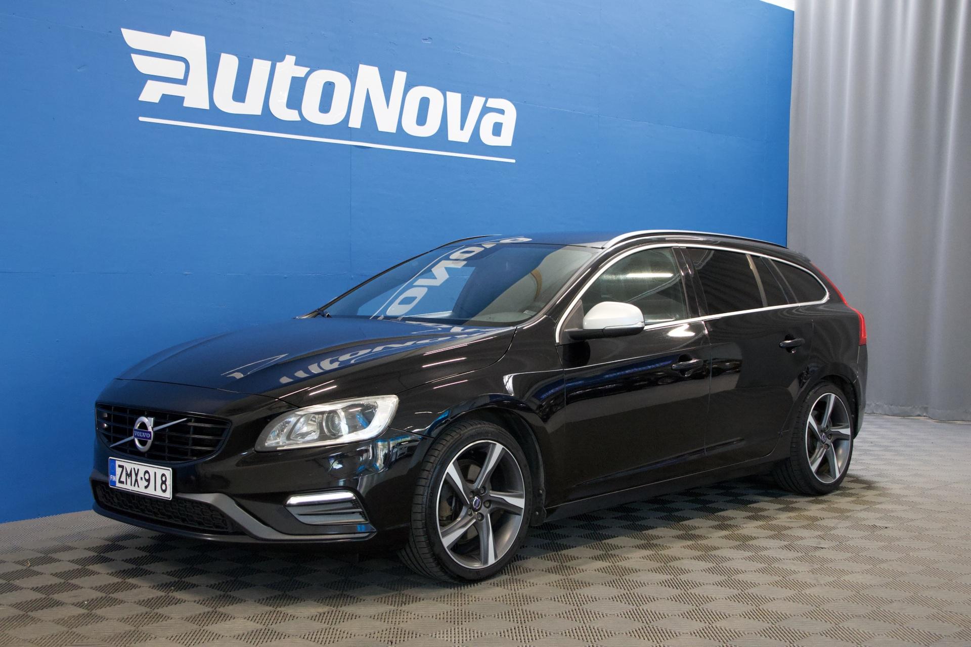 Volvo V60 T3 R-Design / Webasto / Osanahat / City Safety / Digimittaristo / Xenon - Autonova