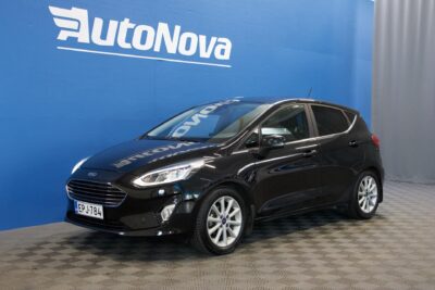 Ford Fiesta 1,0 EcoBoost 100hv M6 Titanium 5-ovinen / Lohko + sisäp / Ratin- ja tuulilasinlämmitin / Vakkari / 2x alut - Autonova