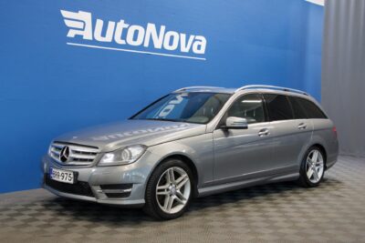 Mercedes-Benz C 220 CDI BE T 4Matic A Premium Business / AMG sisä- ja ulkopaketti / Webasto / Nahat / Tutkat / Vetokoukku - AutoNova
