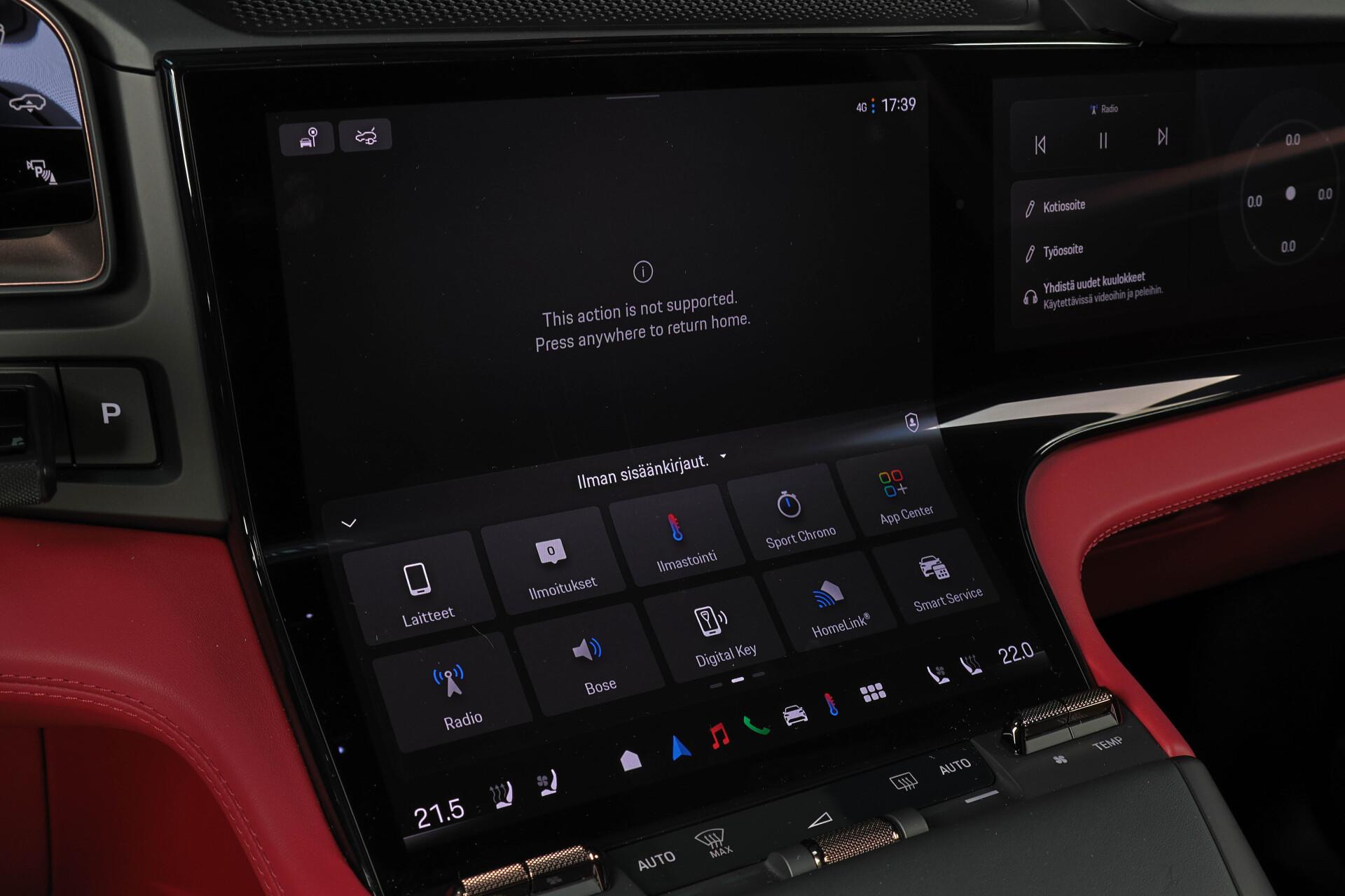 Porsche Cayenne Cayenne Turbo / HUD / BOSE / Drive Assist / Koukku / Panorama / Sport Chrono / Nelipyöräohjaus / Muistipenkit / 21" - AutoNova