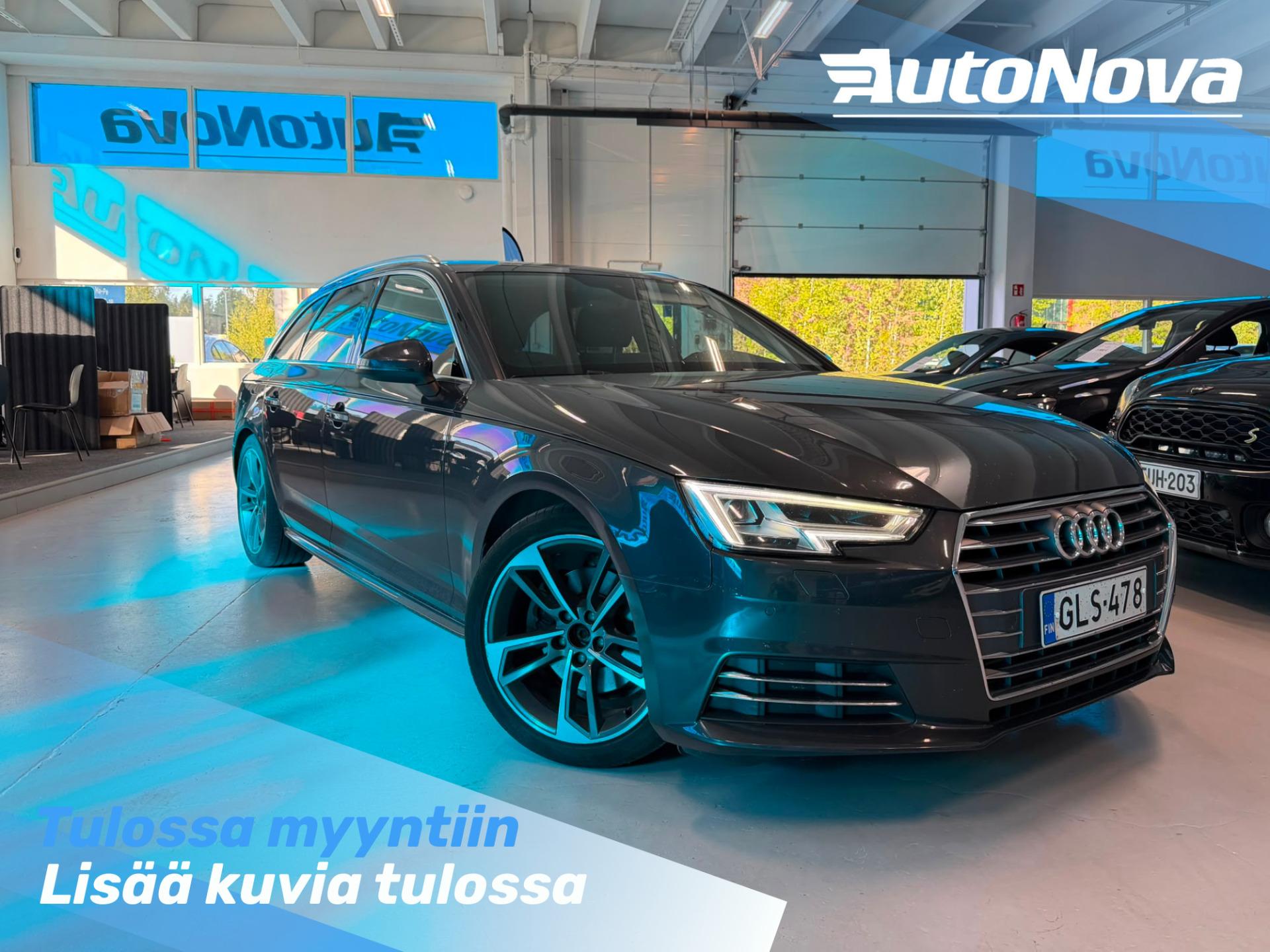 Audi A4 Avant Business Sport 2,0 TFSI 140 kW S tronic / LED / Täysnahat / Kamera / Flat-Bottom ratti / MMI Navi - Autonova