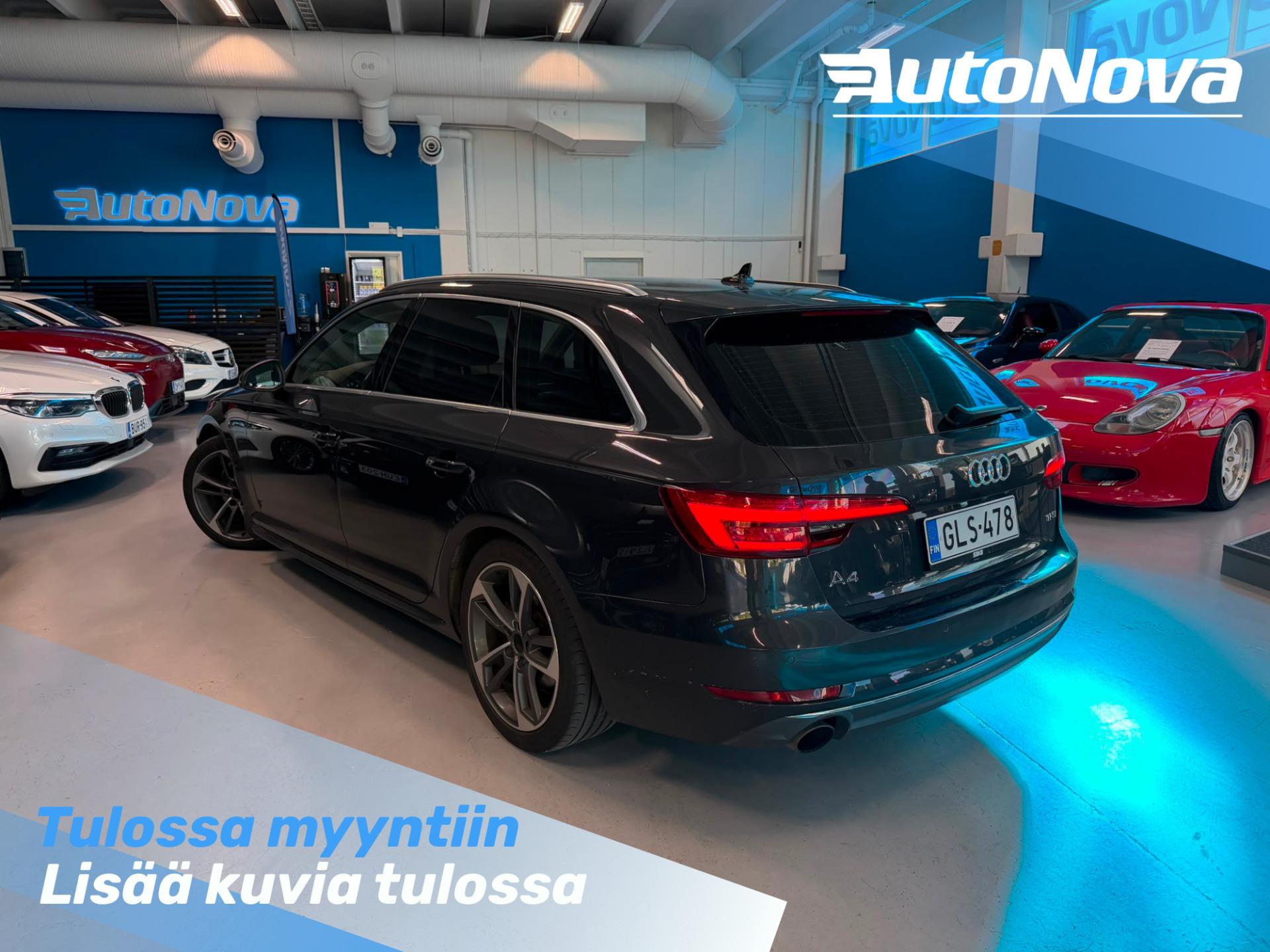 Audi A4 Avant Business Sport 2,0 TFSI 140 kW S tronic / LED / Täysnahat / Kamera / Flat-Bottom ratti / MMI Navi - Autonova