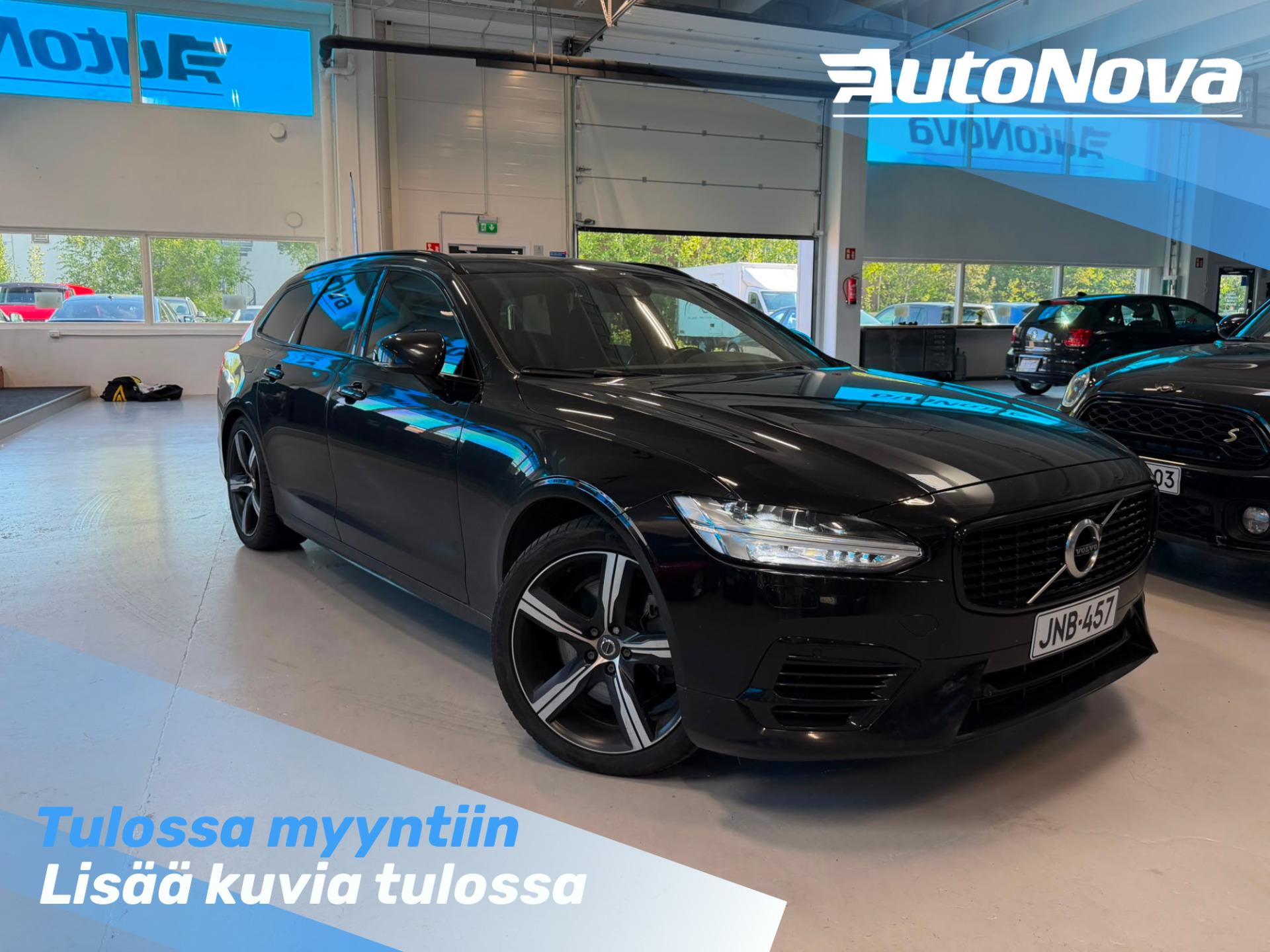Volvo V90 T8 TwE AWD R-Design aut / Webasto / LED / VOC / Kessy / ACC / P-Kamera + tutkat /  Vetokoukku - AutoNova