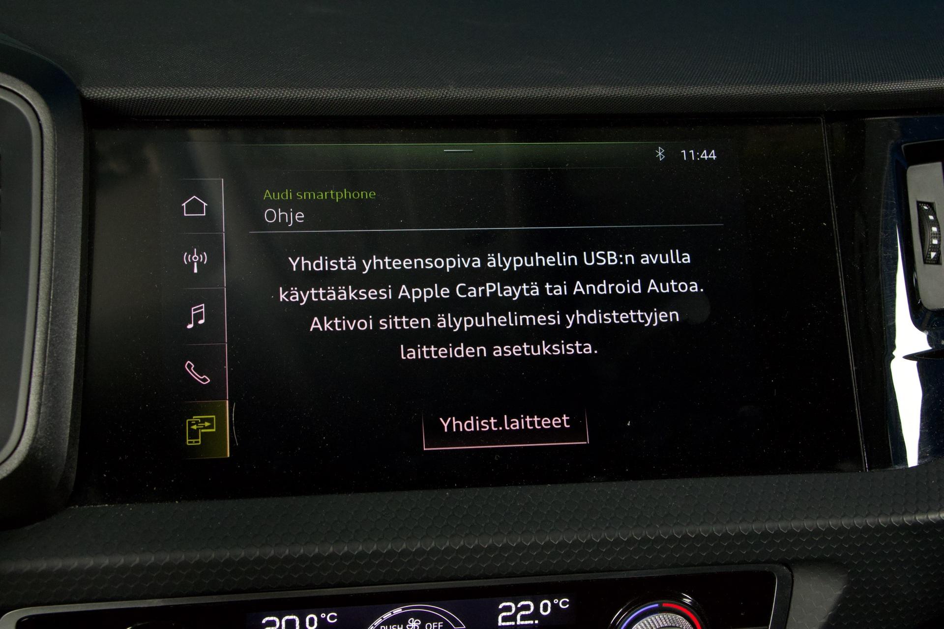 Audi A1 Sportback edition one 30 TFSI 85 kW S tronc S-Line / P.Kamera / Adapt. Vakkari / Apple Carplay / Digimittaristo / LED - AutoNova