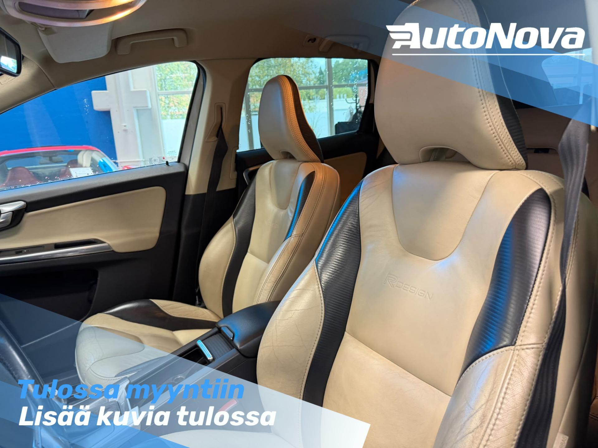 Volvo XC60 D4 AWD R-Design Business Aut. / Webasto / Suomiauto / Nahat / P-Tutka / Penkinlämmitys edessä ja takana - AutoNova