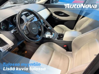Jaguar E-Pace D150 AWD S / Webasto / Kamera / Vaalea Nahkaverhoilu / Kaistavahti / Cold Climate / Sähköpenkit - AutoNova